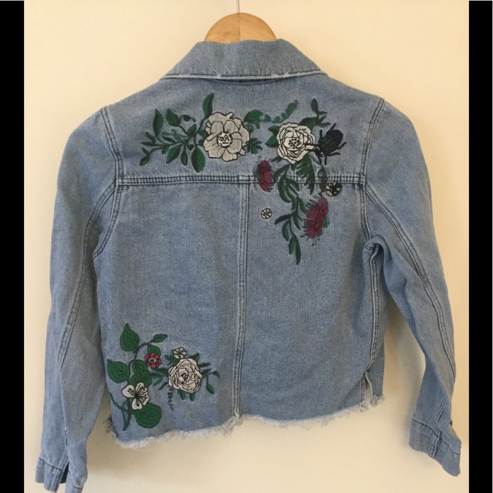 Embroidered Coachella Denim Jacket
